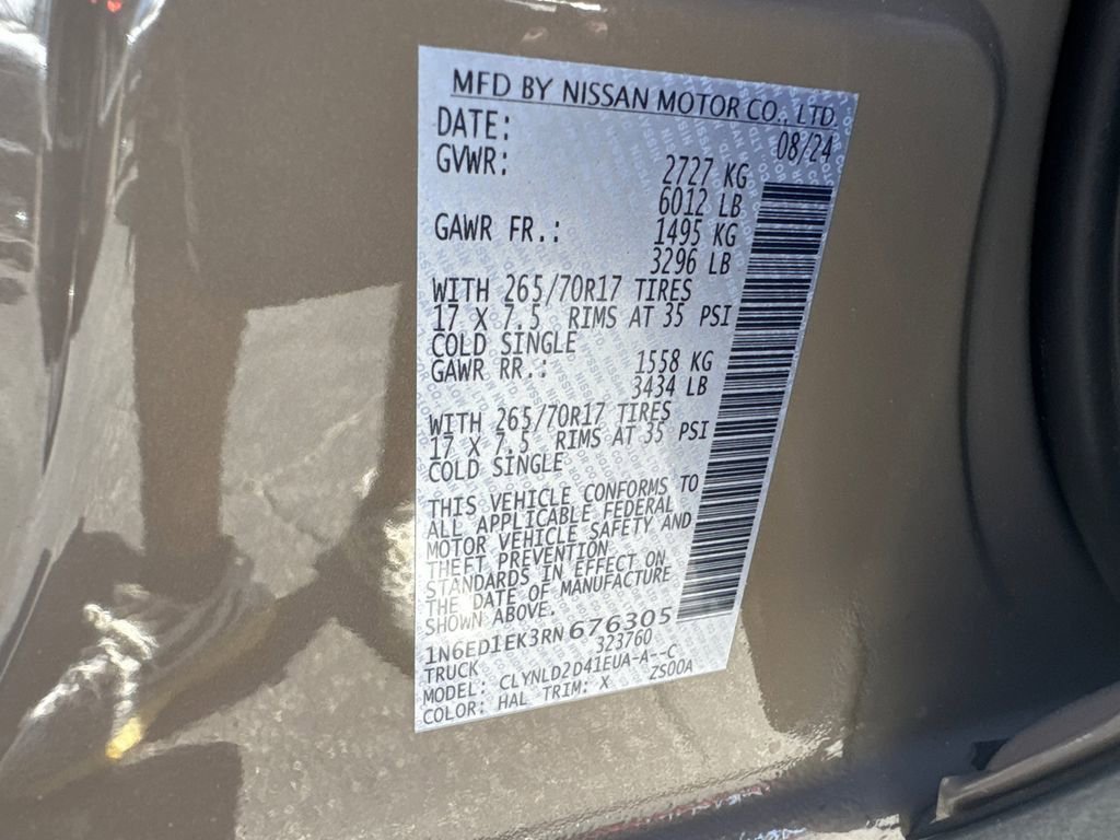 2024 Nissan Frontier PRO-4X - Photo 33