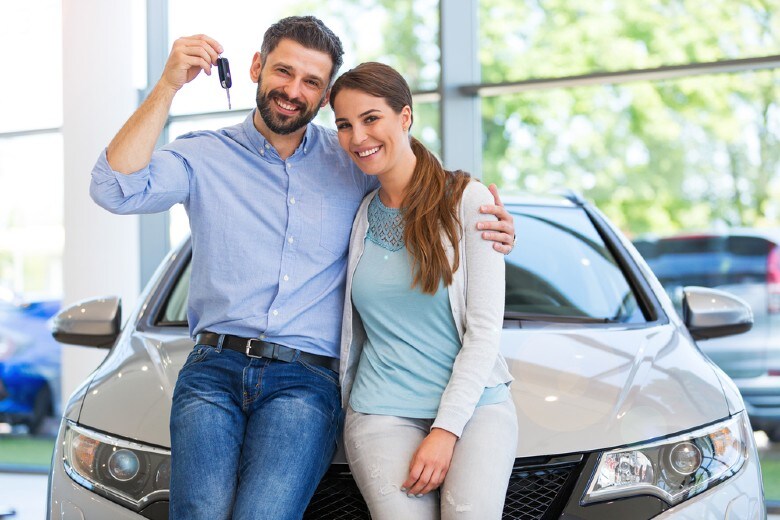 Happy Customers holding keys