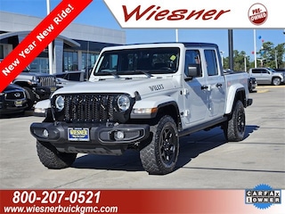 New 2022 Jeep Gladiator Willys for Sale in Conroe, TX, at Wiesner Buick GMC