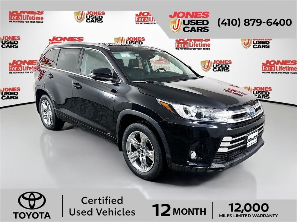 Certified 2018 Toyota Highlander Hybrid Limited V6 SUV