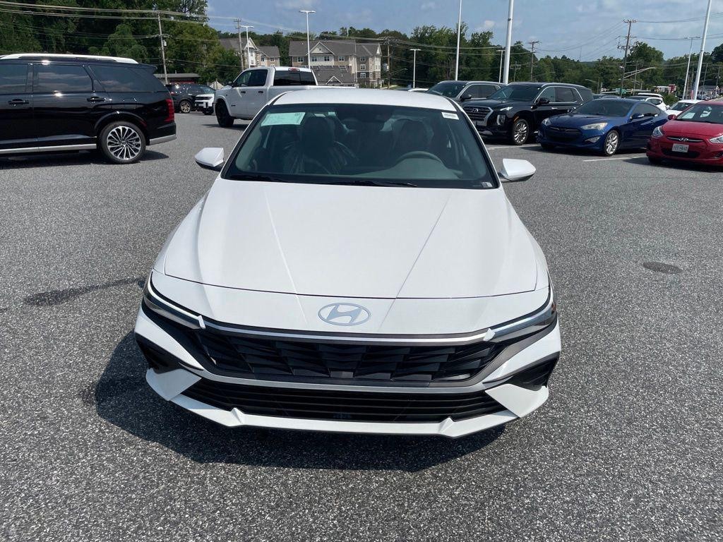 New 2026 Hyundai Elantra Hybrid Blue Sedan