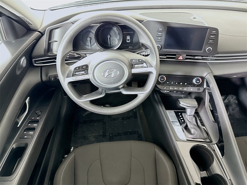 Certified 2023 Hyundai Elantra HEV Blue Sedan