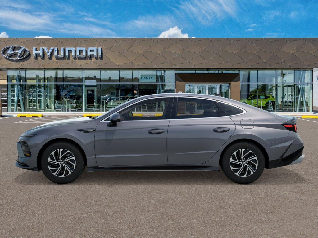 New 2026 Hyundai Sonata Hybrid Blue Sedan