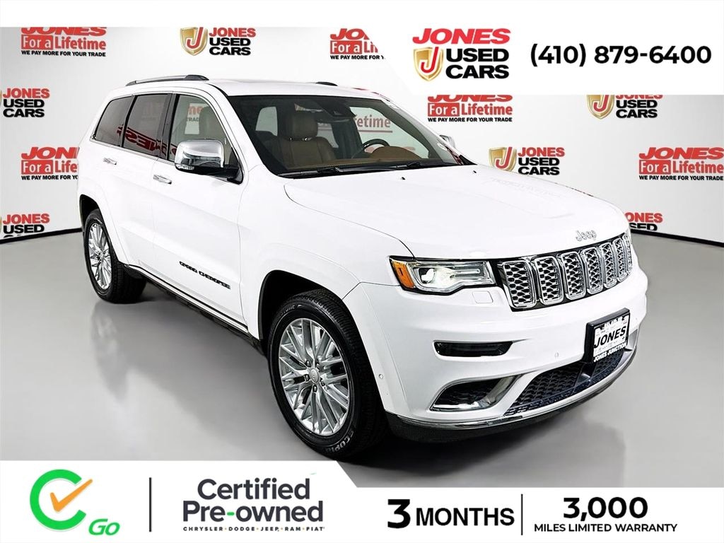 Certified 2018 Jeep Grand Cherokee Summit 4x4 SUV