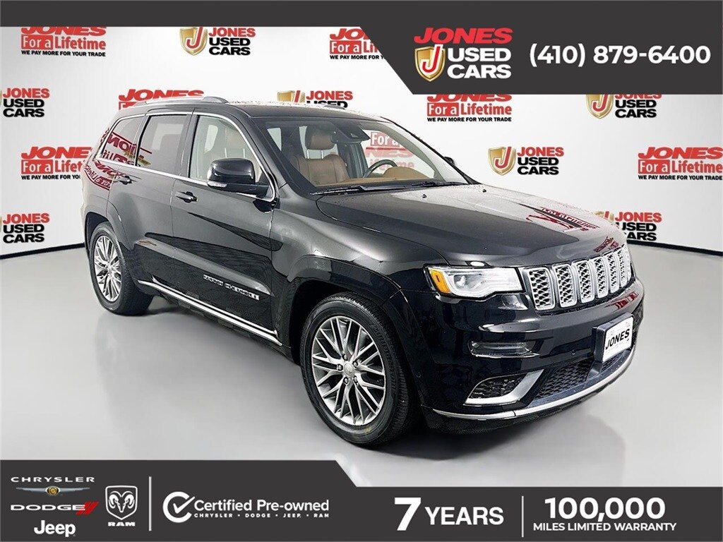 Certified 2018 Jeep Grand Cherokee Summit 4x4 SUV