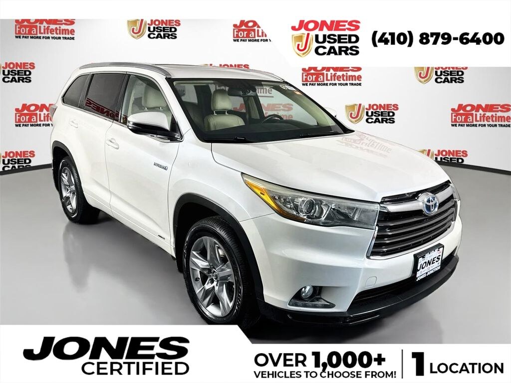 Used 2016 Toyota Highlander Hybrid Limited V6 SUV