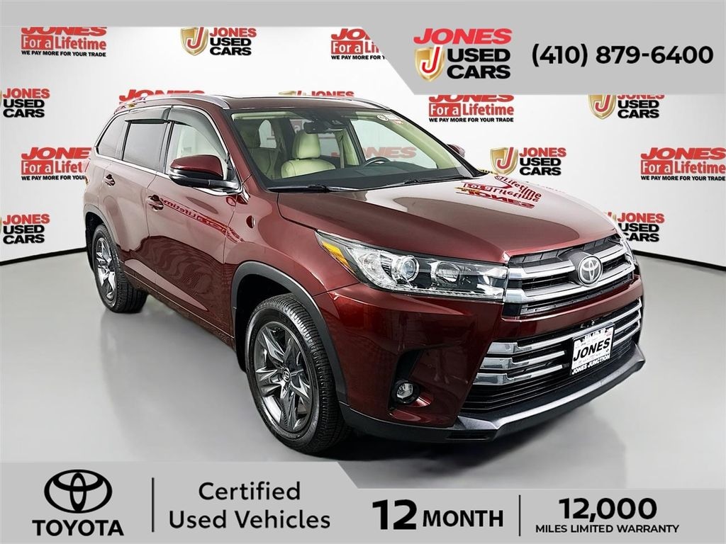 Certified 2019 Toyota Highlander Limited Platinum SUV