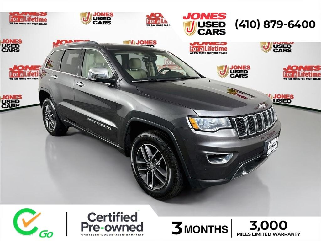 Used 2018 Jeep Grand Cherokee Limited SUV