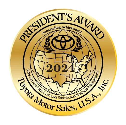 Toyota President's Award Winner Jones Toyota