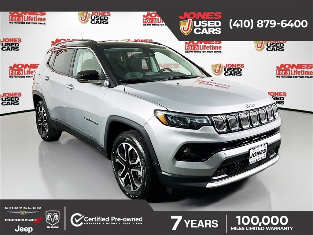 Certified 2022 Jeep Compass Limited SUV
