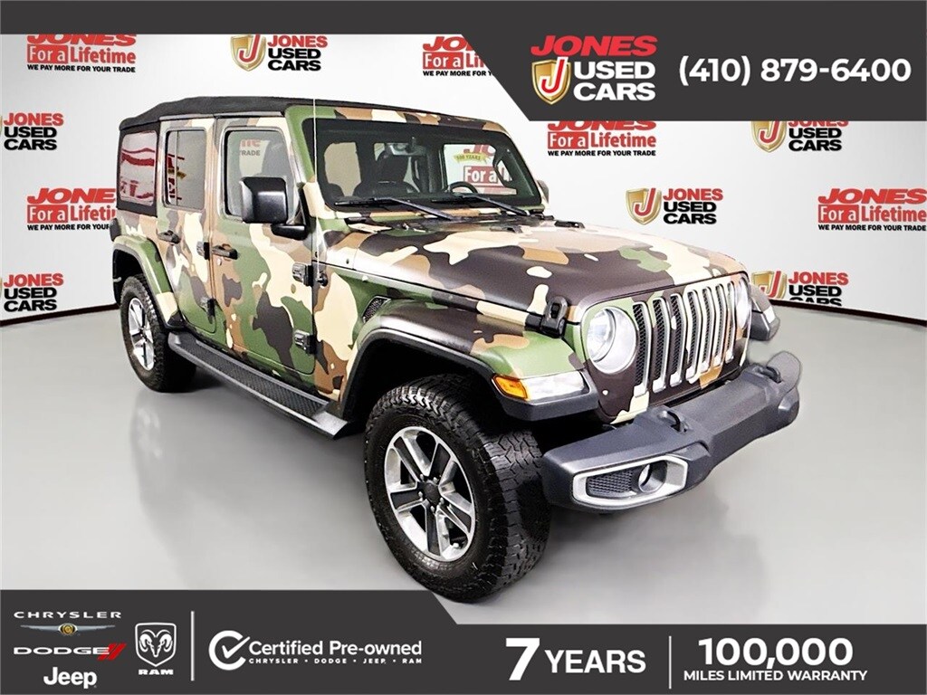 Certified 2018 Jeep Wrangler Unlimited Sahara SUV