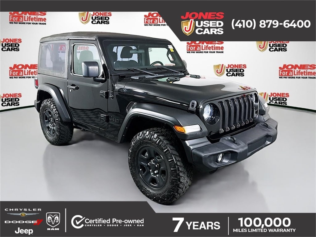 Certified 2022 Jeep Wrangler Sport SUV