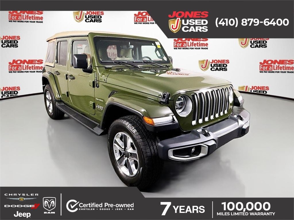 Certified 2020 Jeep Wrangler Unlimited Sahara SUV