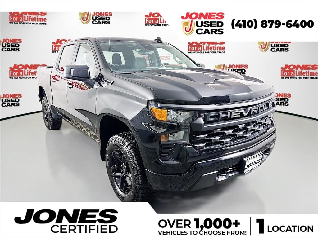 Used 2024 Chevrolet Silverado 1500 Custom Trail Boss Truck Crew Cab