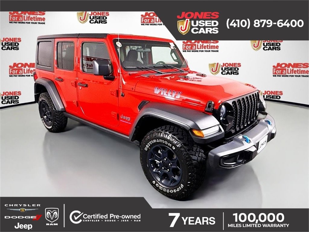 Used 2023 Jeep Wrangler Willys 4xe SUV