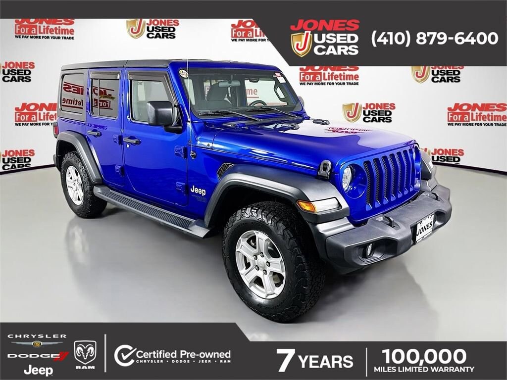 Used 2020 Jeep Wrangler Unlimited Sport SUV
