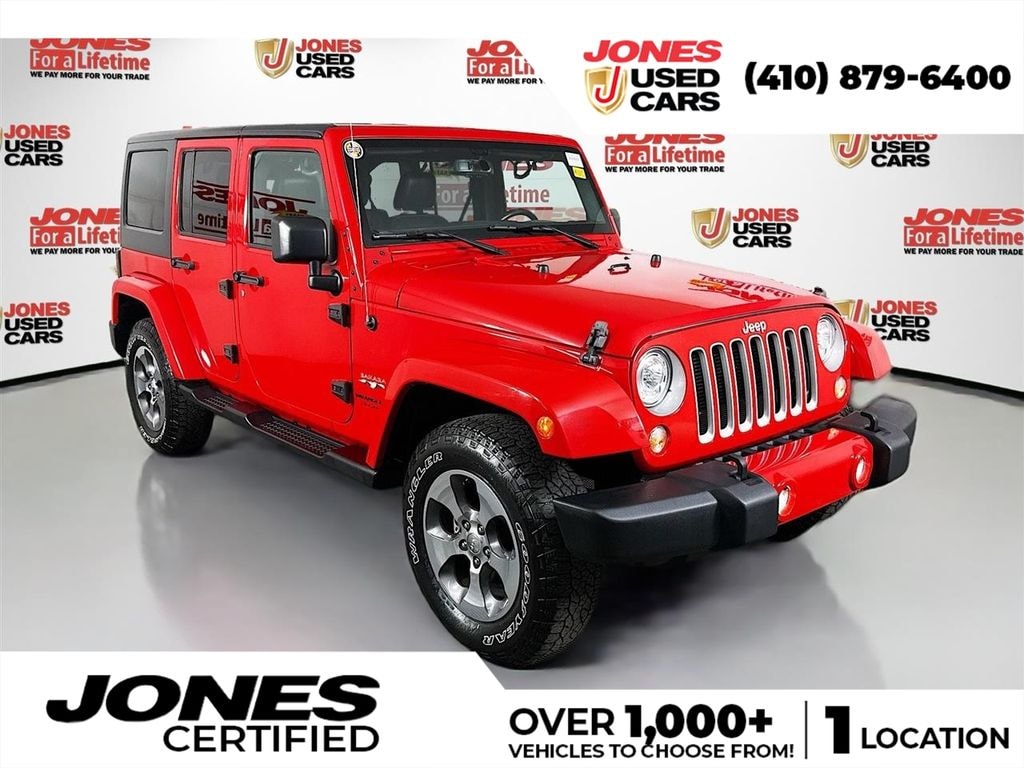 Certified 2018 Jeep Wrangler JK Unlimited Sahara SUV