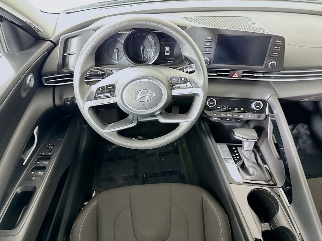 Certified 2023 Hyundai Elantra HEV Blue Sedan