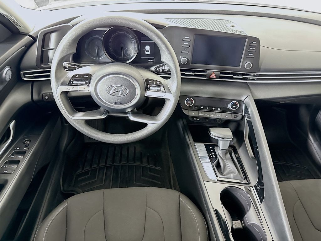 Certified 2023 Hyundai Elantra HEV Blue Sedan