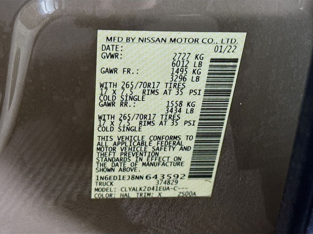 2022 Nissan Frontier PRO-X - Photo 36