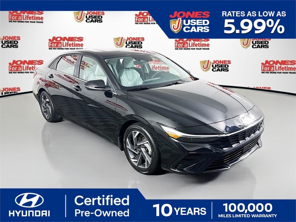 Certified 2025 Hyundai Elantra Limited Sedan