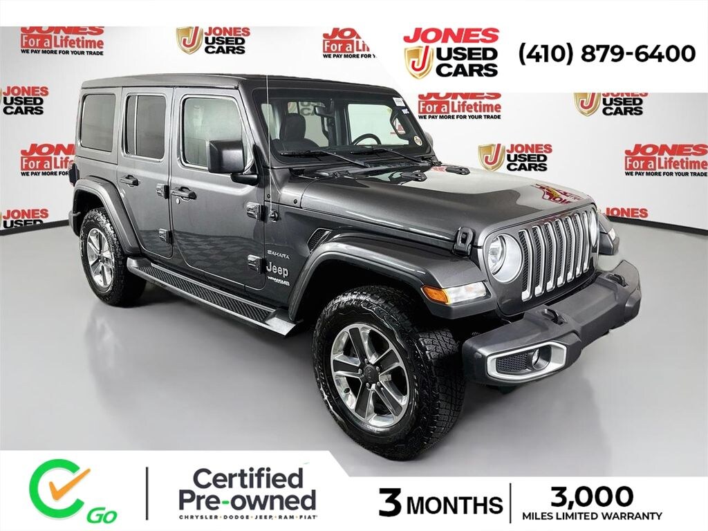 Certified 2020 Jeep Wrangler Unlimited Sahara SUV