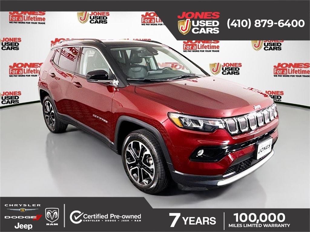 Certified 2022 Jeep Compass Limited SUV