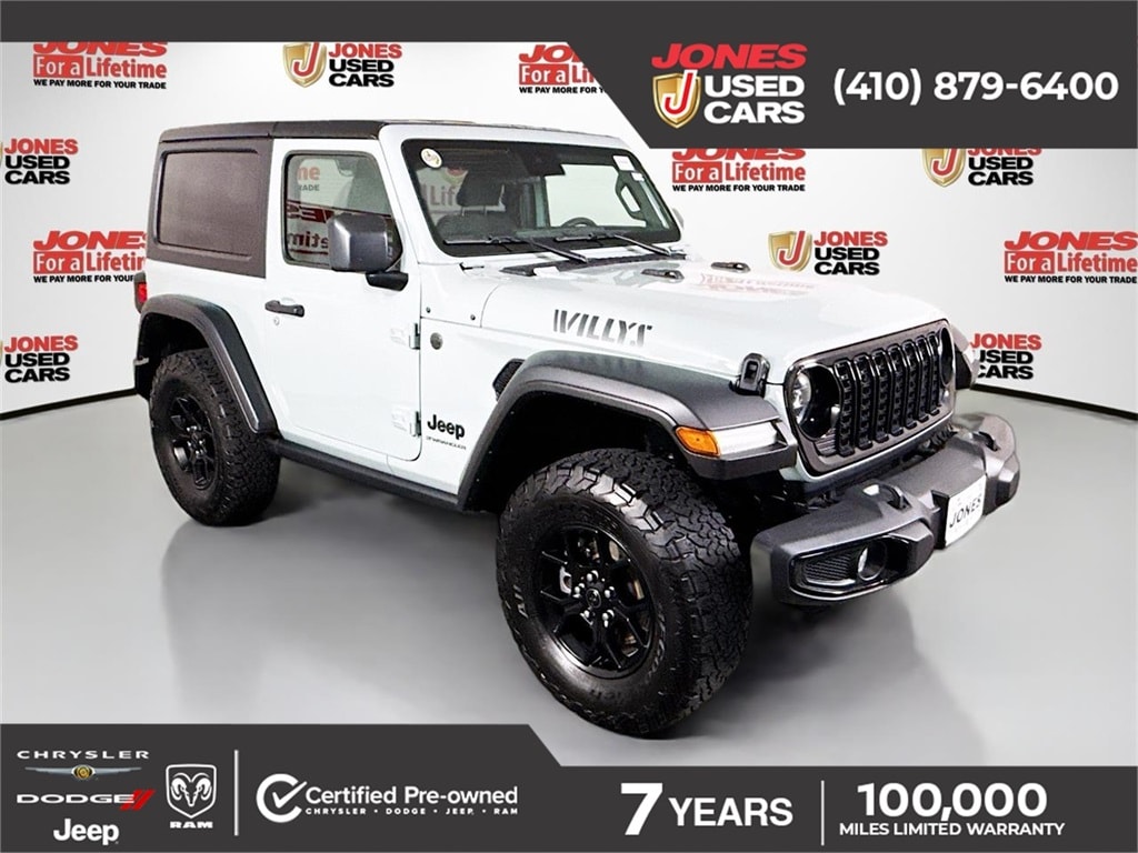 Certified 2024 Jeep Wrangler Willys SUV