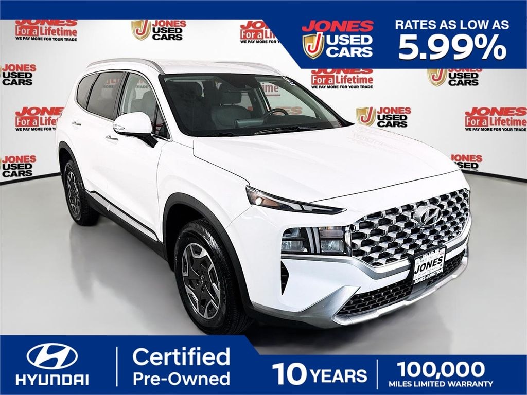 Certified 2022 Hyundai Santa Fe Hybrid Blue SUV
