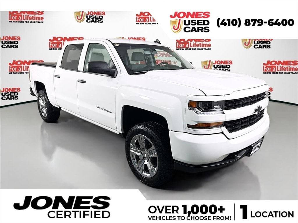 Used 2018 Chevrolet Silverado 1500 Custom Truck Crew Cab