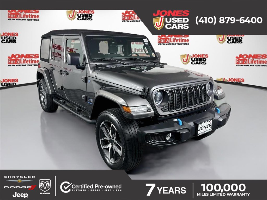 Certified 2024 Jeep Wrangler 4xe Sport S 4xe SUV