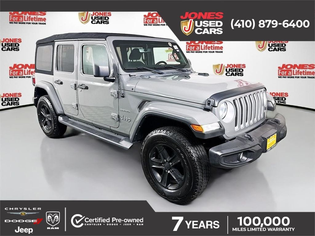 Certified 2021 Jeep Wrangler Unlimited Sahara SUV
