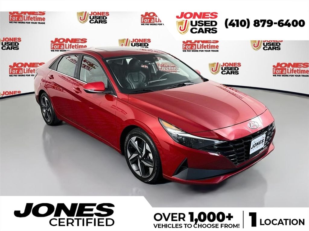 Used 2021 Hyundai Elantra HEV Limited Sedan
