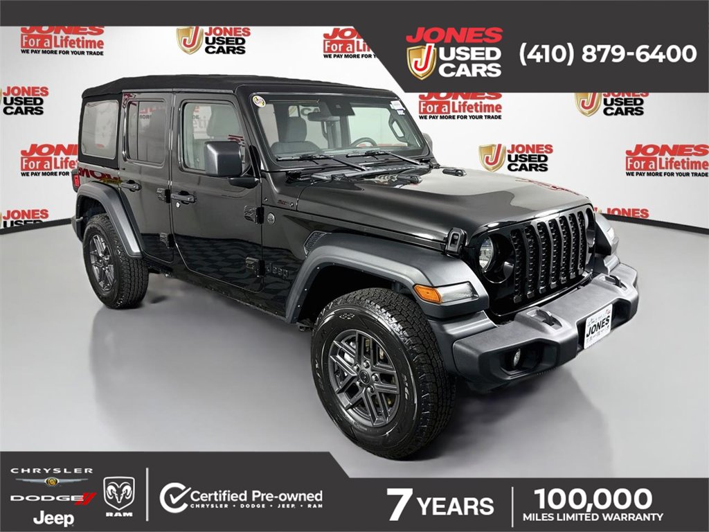 Certified 2024 Jeep Wrangler Sport S SUV