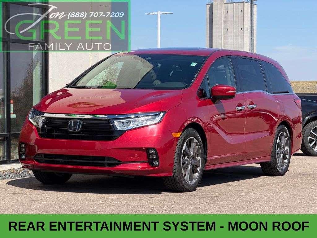 Radiant Red II 2023 Honda Odyssey Elite FWD Minivan Front-Wheel Drive Automatic