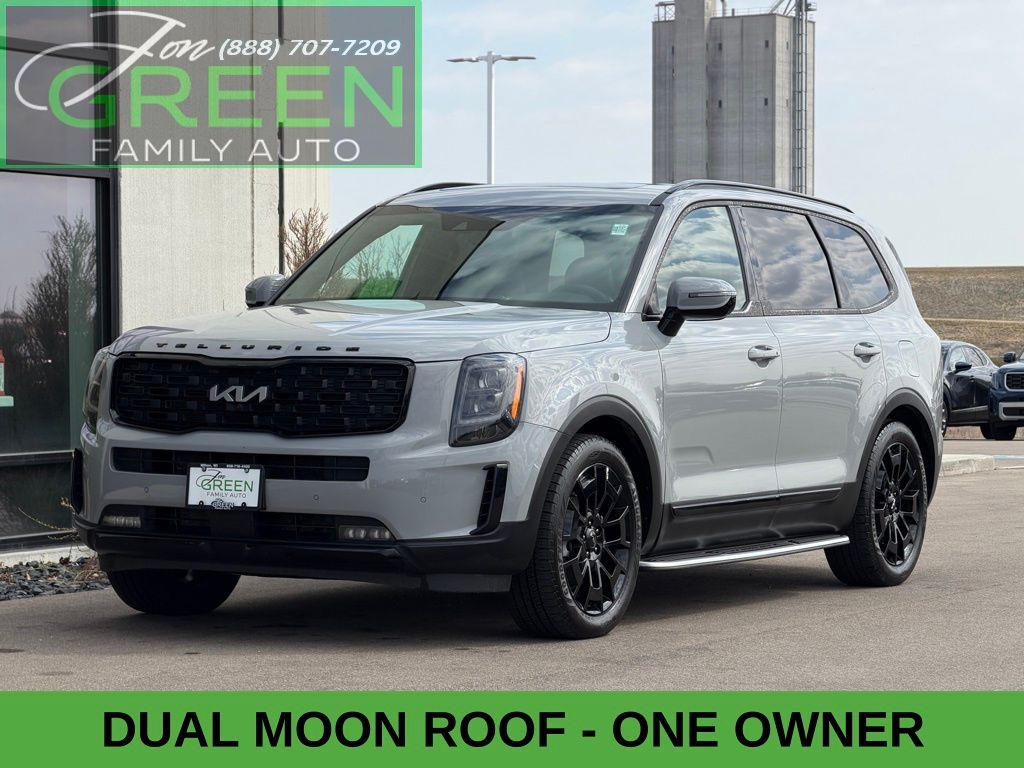 Wolf Gray 2022 Kia Telluride SX AWD SUV / Crossover All-Wheel Drive 8-Speed Automatic