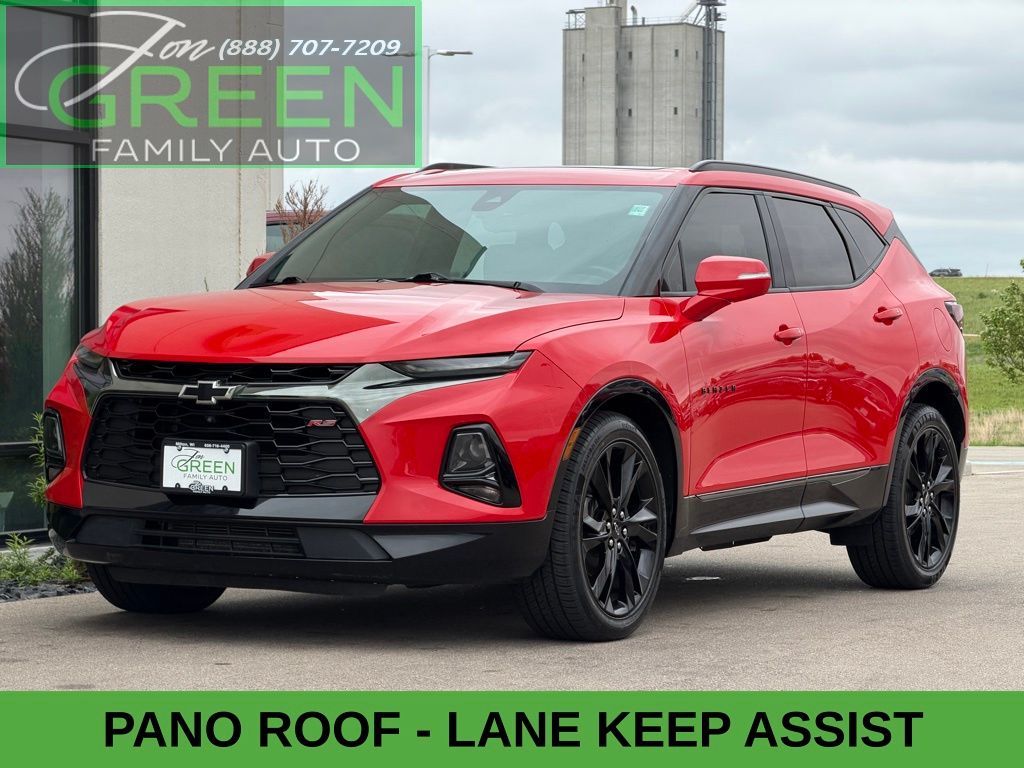 Red Hot 2020 Chevrolet Blazer RS AWD SUV / Crossover All-Wheel Drive 9-Speed Automatic