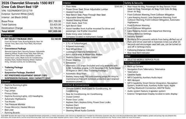 2026 Chevrolet Silverado 1500 RST - Photo 4