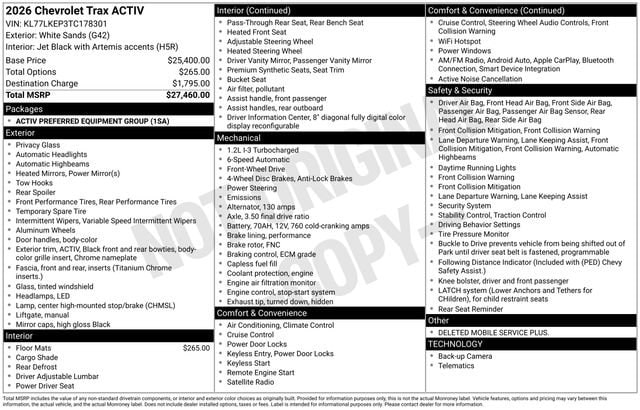2026 Chevrolet Trax Activ - Photo 4