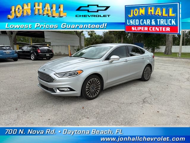 Used 2017 Ford Fusion Titanium with VIN 3FA6P0K9XHR108130 for sale in Daytona Beach, FL