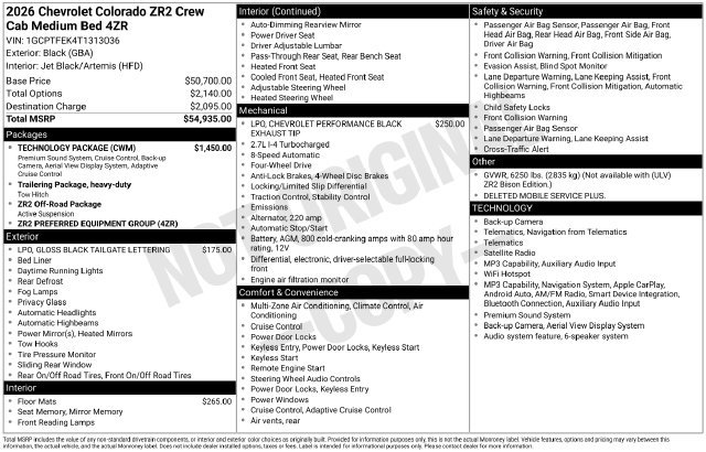 2026 Chevrolet Colorado ZR2 - Photo 4