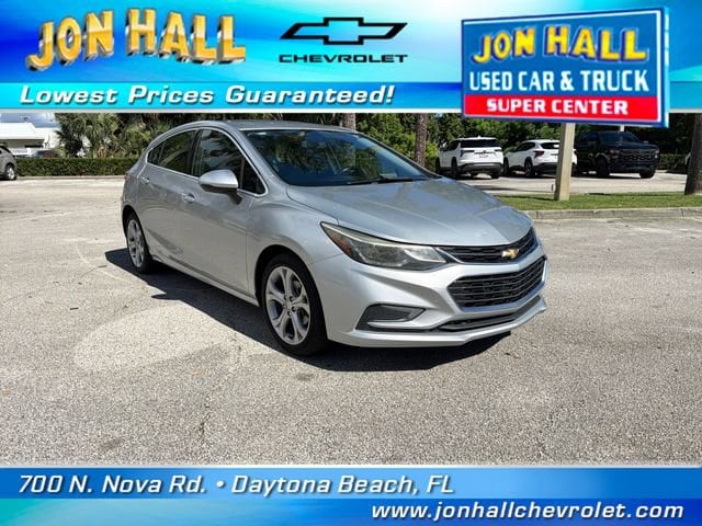 Used 2018 Chevrolet Cruze Premier with VIN 3G1BF6SM4JS600114 for sale in Daytona Beach, FL