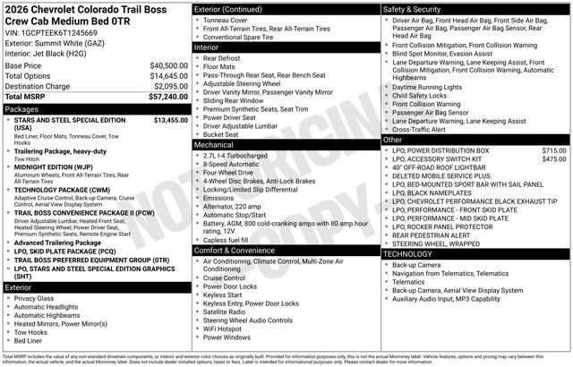 2026 Chevrolet Colorado Trail Boss - Photo 4