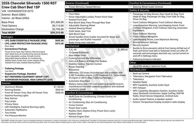 2026 Chevrolet Silverado 1500 RST - Photo 4