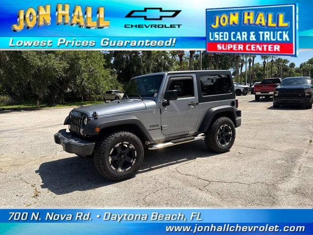 Used 2015 Jeep Wrangler Sport with VIN 1C4AJWAG8FL635264 for sale in Daytona Beach, FL