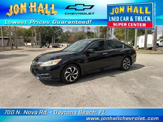 Used 2016 Honda Accord EX-L with VIN 1HGCR2F82GA014306 for sale in Daytona Beach, FL