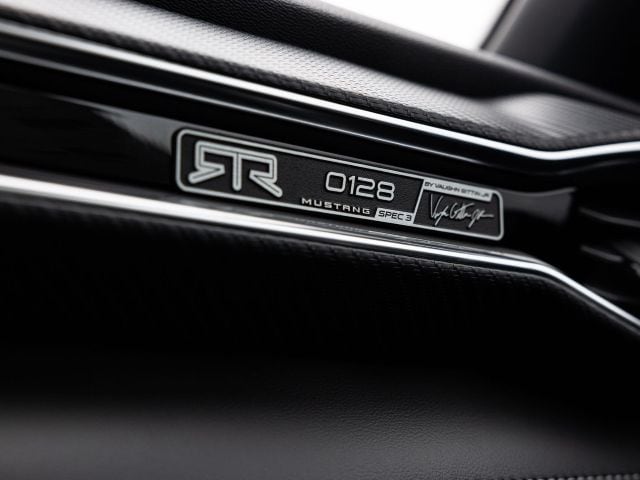 Ford Mustang RTR Spec 3 Plaque