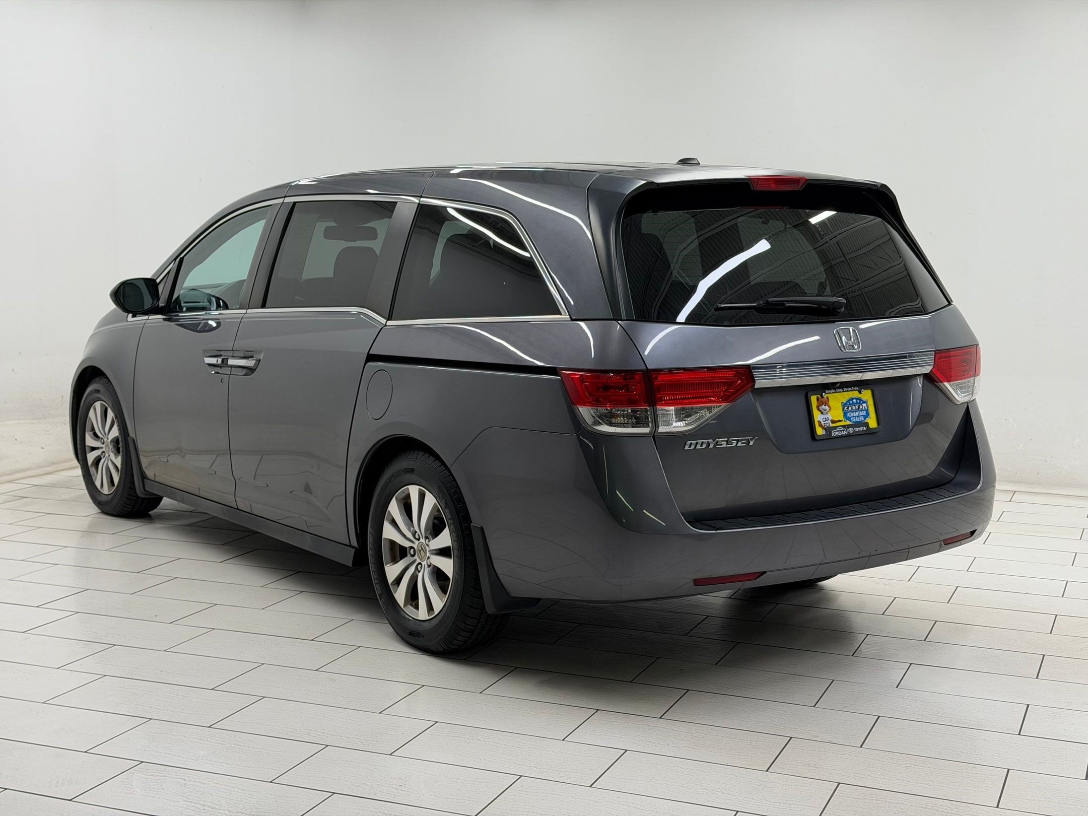 Used 2014 Honda Odyssey EX-L with VIN 5FNRL5H69EB025850 for sale in Mishawaka, IN
