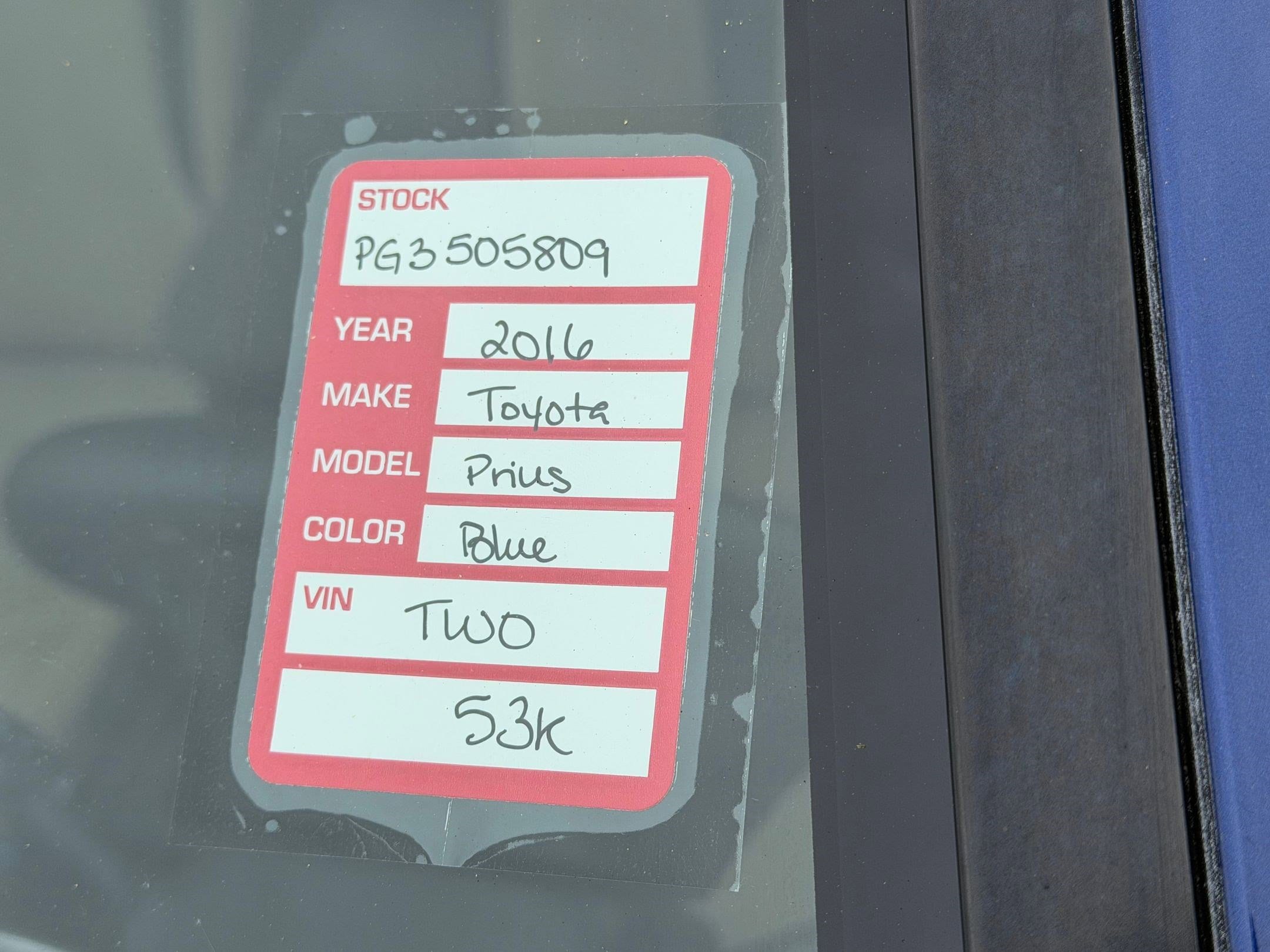 2016 Toyota Prius Two - Photo 10