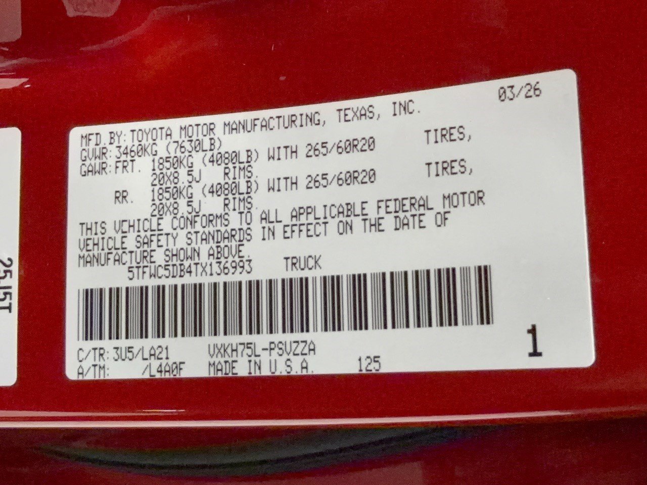 2026 Toyota Tundra Platinum - Photo 34